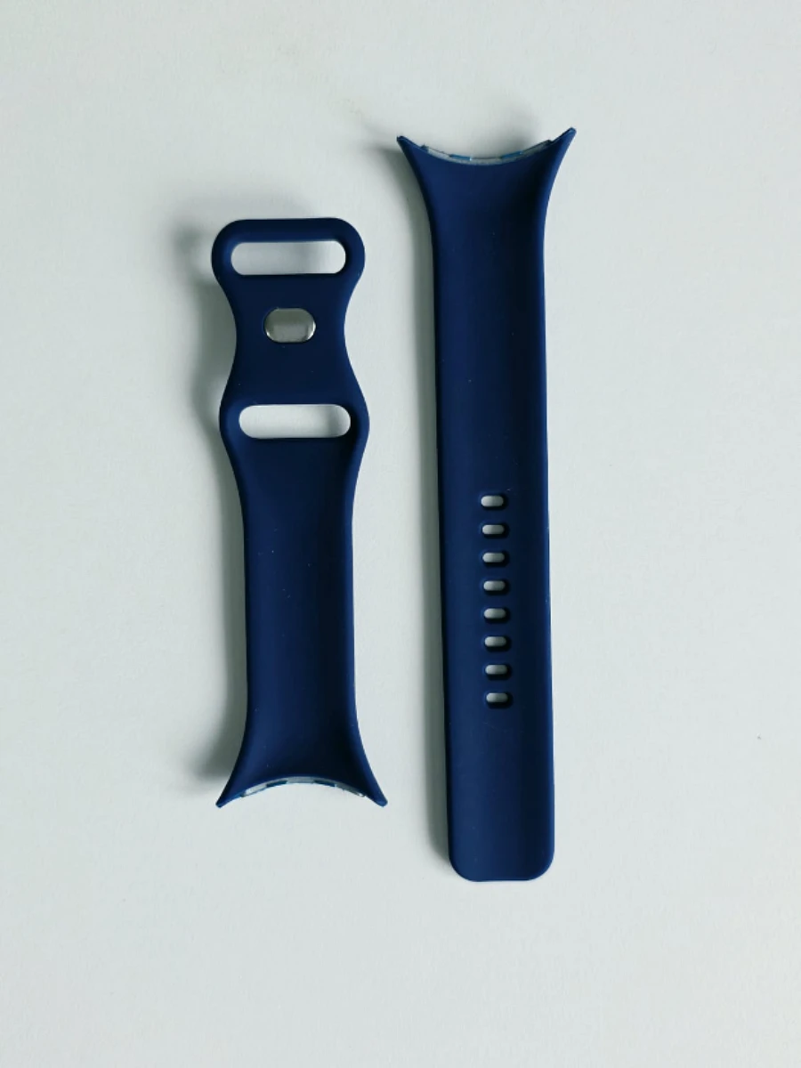 Bracelet silicone bleu Google Pixel Watch 3 45mm
