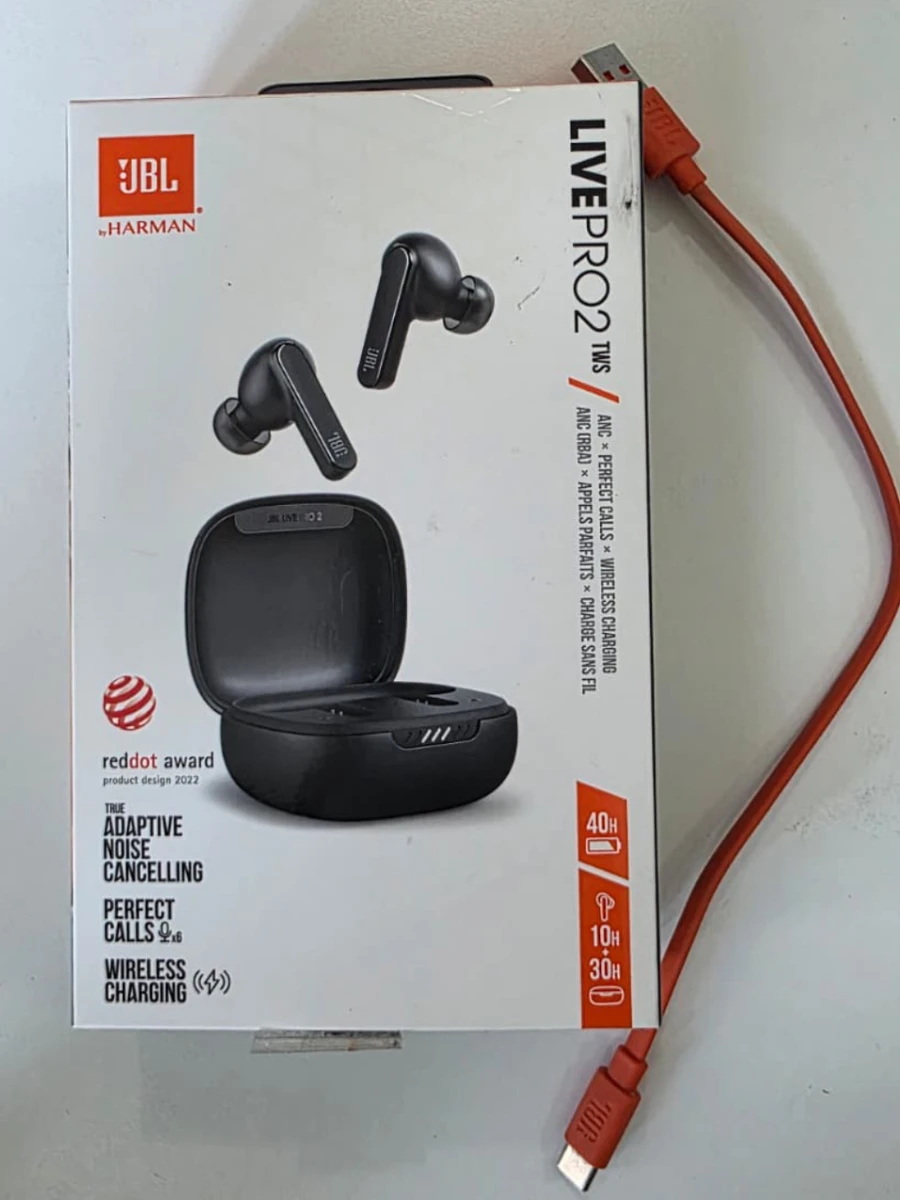 Écouteurs JBL Live Pro 2 noir