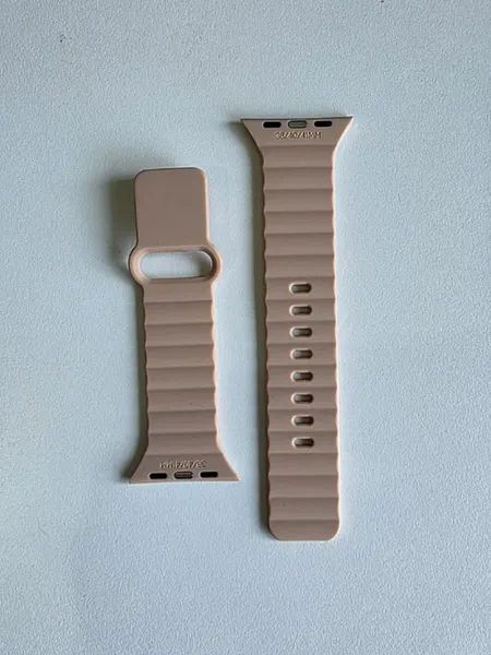 Bracelet silicone couleur saumon pour Apple Watch 40/41mm