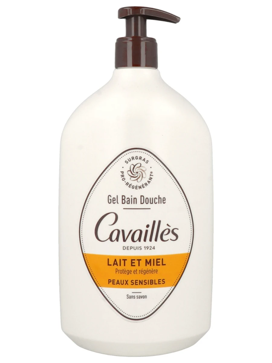 Cavaillès Gel Bain Douche au Lait et Miel