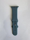 Bracelet silicone vert cactus Apple Watch cadran 42/44/45/49mm