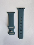 Bracelet silicone vert cactus Apple Watch cadran 42/44/45/49mm