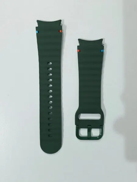 Bracelet silicone vert treillis Samsung Galaxy Watch 4/5/6/7