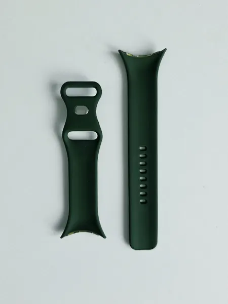 Bracelet silicone vert Google Pixel Watch 3 45mm