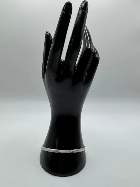 Bracelet en Maille Argenté
