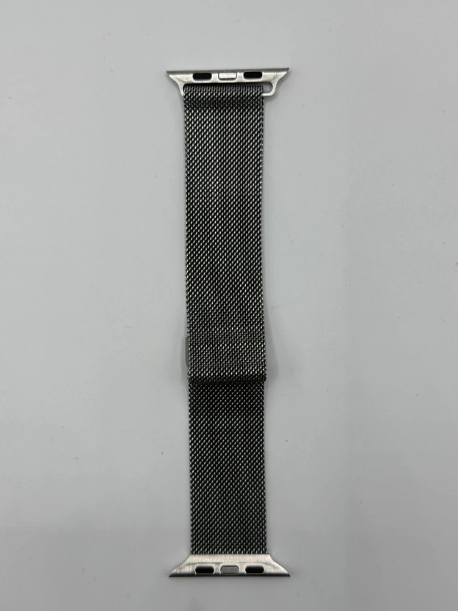 Bracelet Apple Watch 44mm acier inoxydable mailles fines