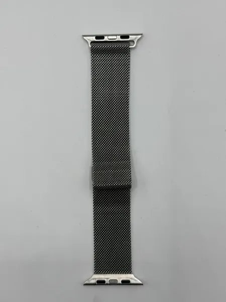 Bracelet Apple Watch 44mm acier inoxydable mailles fines