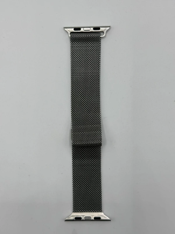 Bracelet Apple Watch 44mm acier inoxydable mailles fines