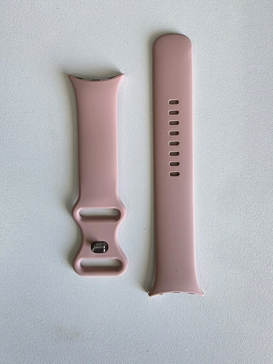 Bracelet silicone rose pour Google Pixel Watch