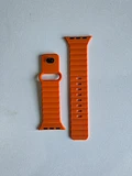 Bracelet silicone orange pour Apple Watch 40/41mm