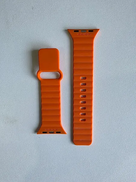 Bracelet silicone orange pour Apple Watch 40/41mm