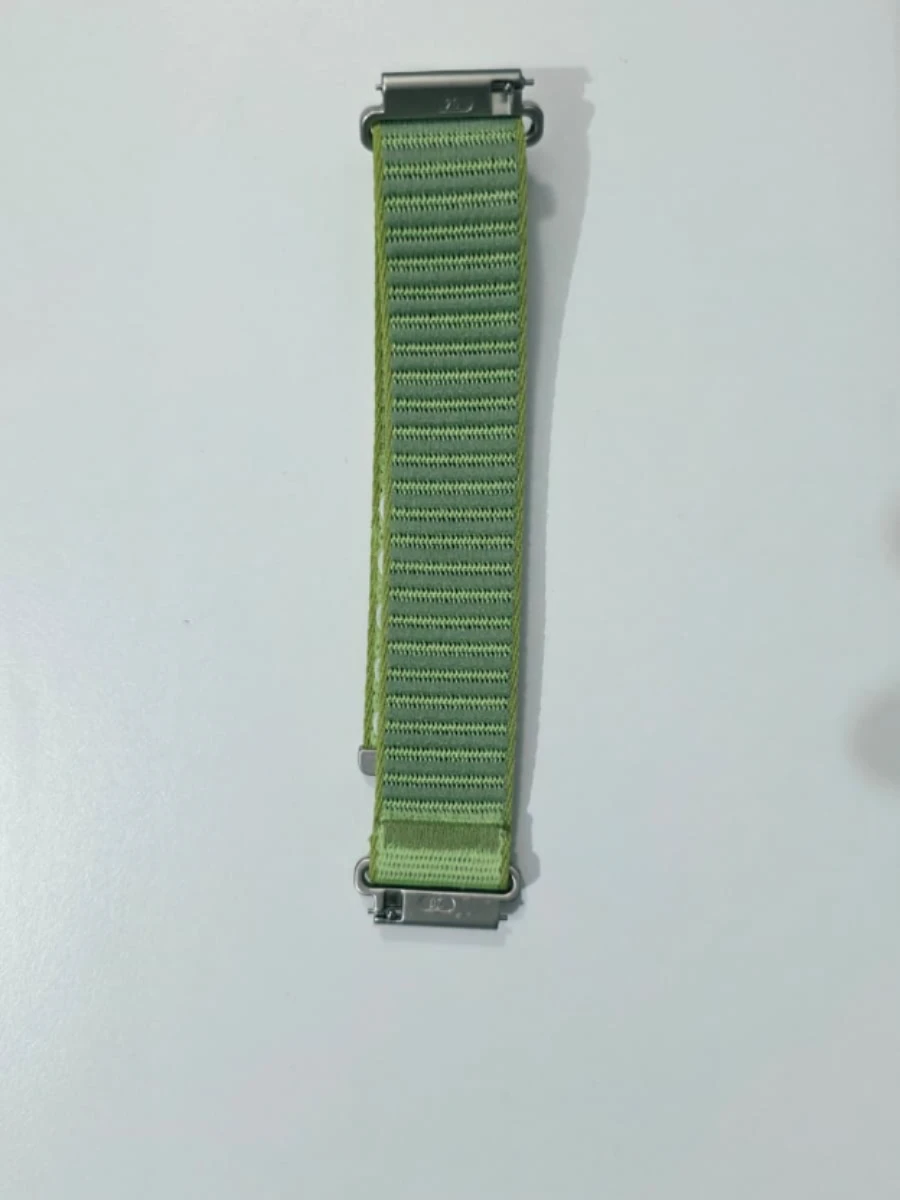 Bracelet tissu vert avec scratch Samsung Galaxy Watch 4/5/6/7