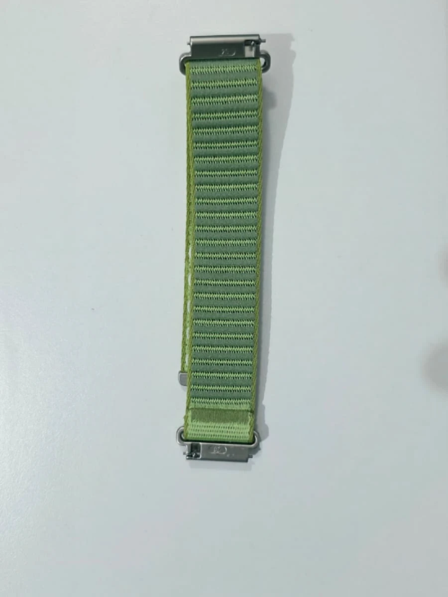 Bracelet tissu vert avec scratch Samsung Galaxy Watch 4/5/6/7