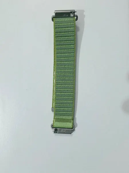 Bracelet tissu vert avec scratch Samsung Galaxy Watch 4/5/6/7