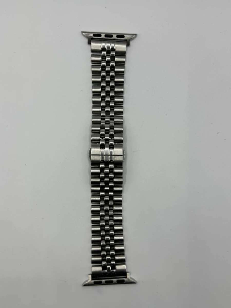 Bracelet Apple Watch 44mm acier inoxydable grande mailles