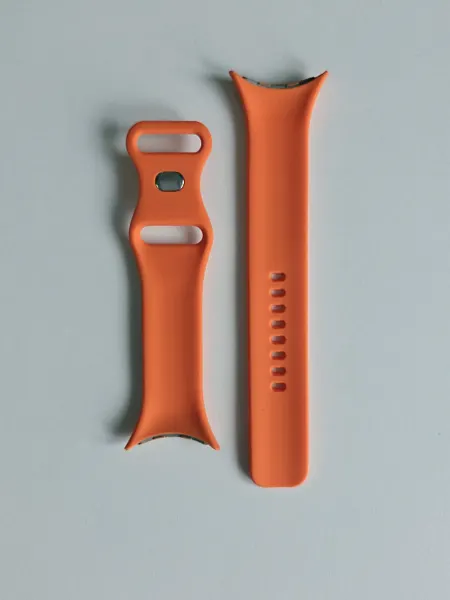 Bracelet silicone orange Google Pixel Watch 3 45mm