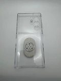 Coque transparente pour Samsung Galaxy S23 Ultra avec support
