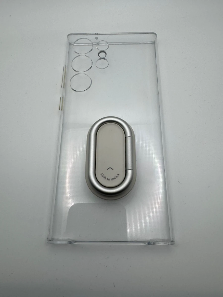 Coque transparente pour Samsung Galaxy S23 Ultra avec support