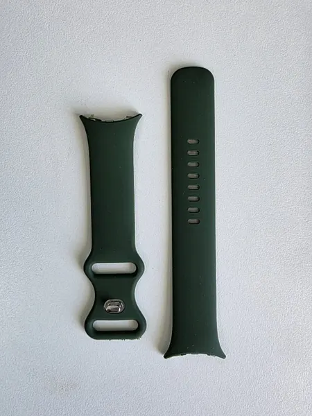 Bracelet silicone vert forêt pour Google Pixel Watch